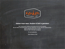 Tablet Screenshot of keuken-deli.nl